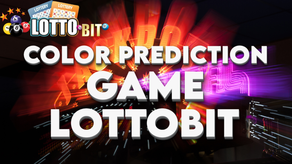 Lottobit color prediction game interface featuring a live spinning wheel, multiple betting options, and a vibrant community of players