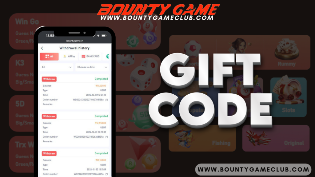 BOUNTY GAME - GIFT CODE EVERDAY